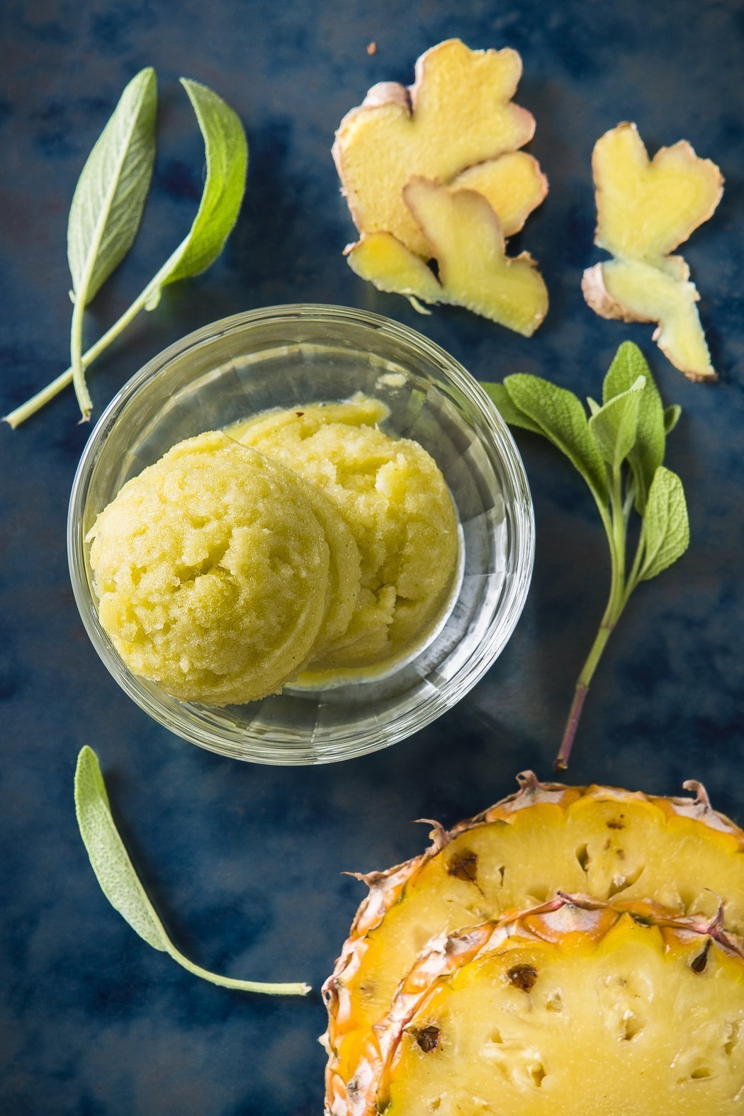 Zázvorovo – ananasový sorbet