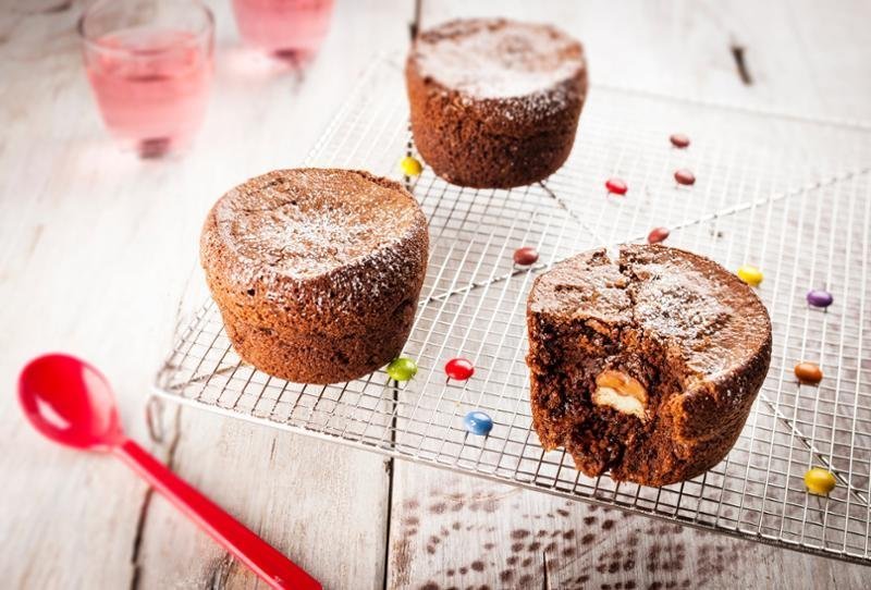 Čokoládový fondant s překvapením – recept Tefal Cook4Me+