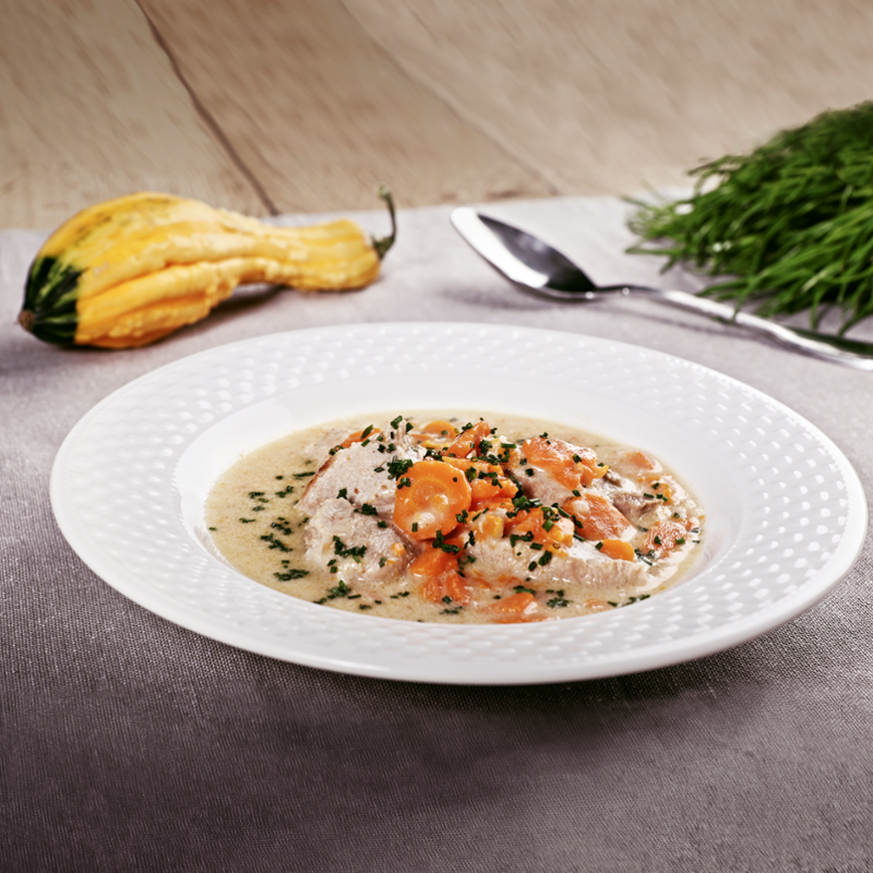 Vepřové maso zadělávané na mrkvi – recept šéfkuchaře Ondřeje Slaniny pro Cook4Me+