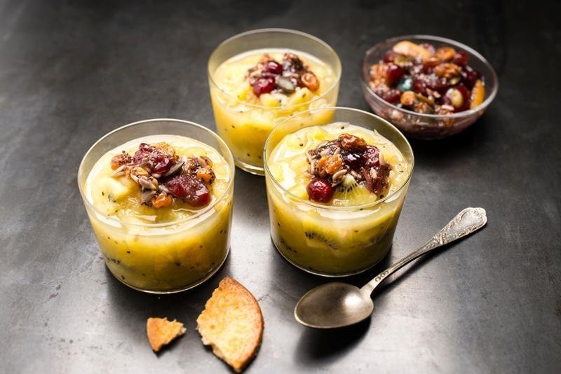 Kompot z jablek a kiwi – recept Tefal Cook4Me+