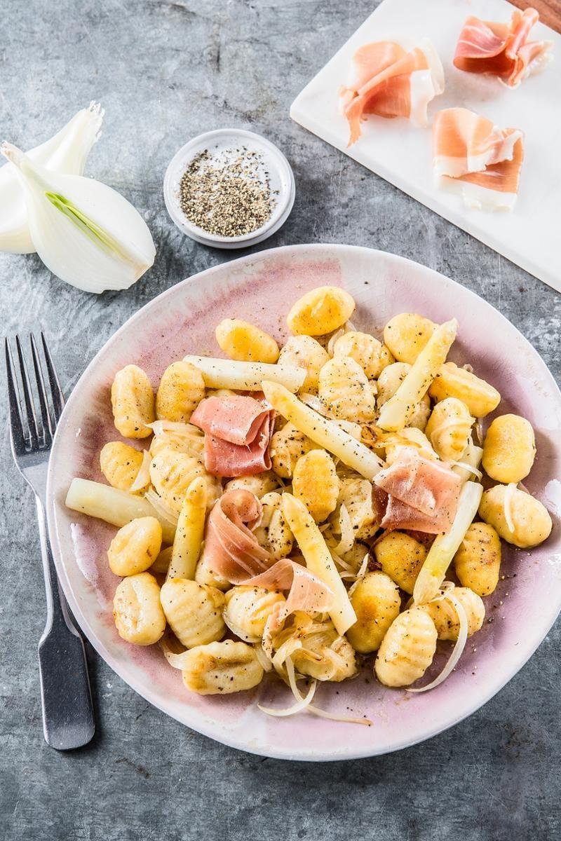 Gnocchi s bílým chřestem – recept pro chytrý hrnec Tefal Cook4Me+