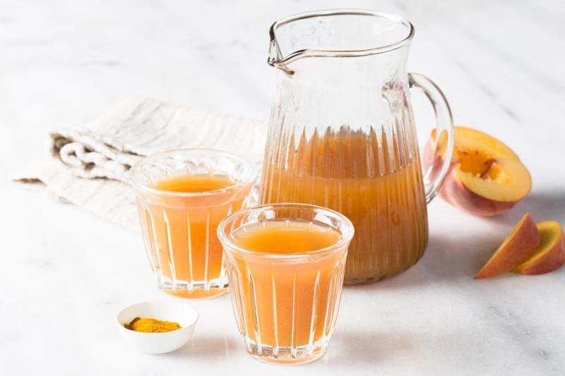 Őszibarackos jeges tea – recept Tefal Cook4Me+