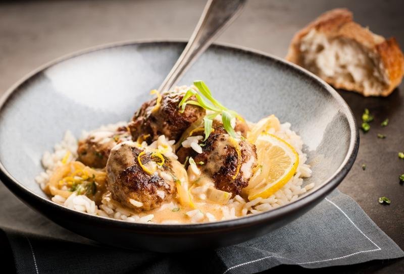 Húsgolyók tárkonyos szószban – recept Tefal Cook4Me+