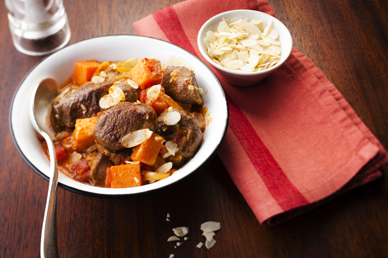 Édesburgonyás bárány curry – recept Tefal Cook4Me+