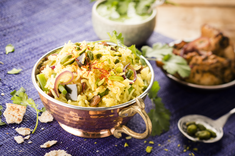 Biryani rizs – recept Tefal Cook4Me+