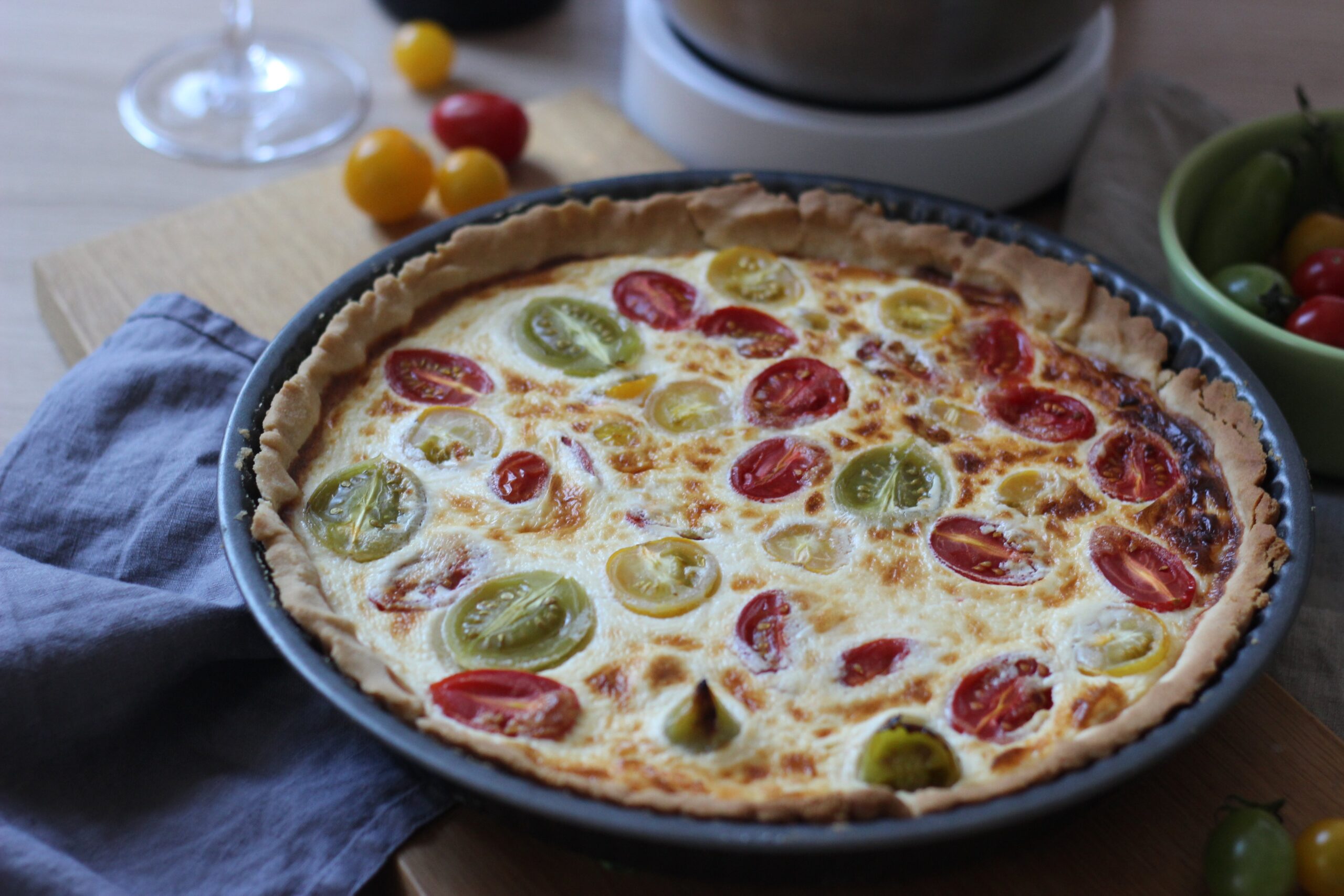 Paradicsomos-túrós pite a Tefal Wizzo-val