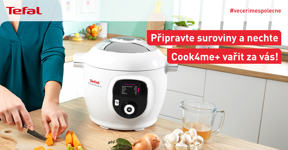 Připravte suroviny a nechte hrnec Cook4Me+ vařit za vás! *** Soutěž o Cook4Me+ ***