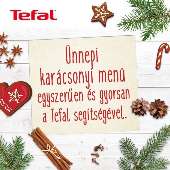 Karácsonyi menü egyszerűen és gyorsan a Tefal segítségével