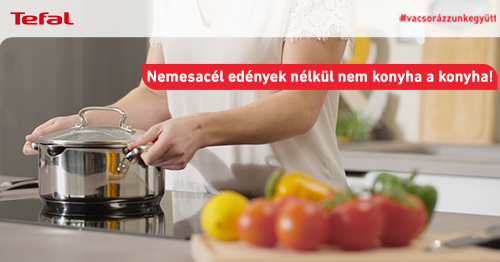 Ön csak egy Tefal Duetto+ nemesacél edényszettet vásárol, de nyugodtabb, könnyebb, tisztább, praktikusabb főzést is kap mellé bónuszként