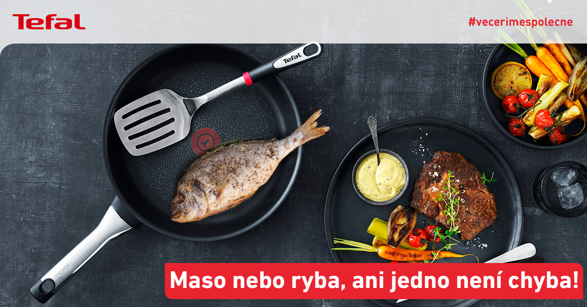Jak připravit maso a steaky na pánvi Tefal Talent Pro