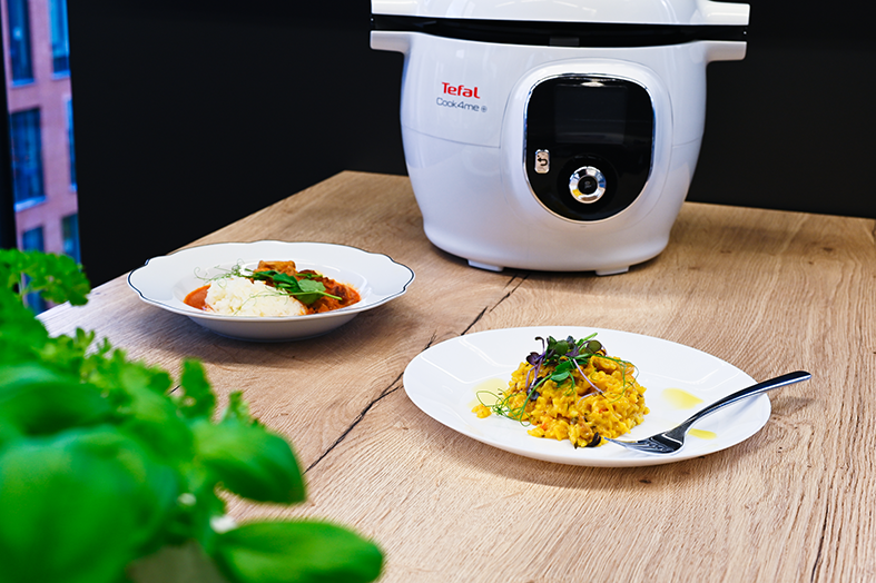 Gombás-spenótos rizottó – Tefal Cook4Me + recept
