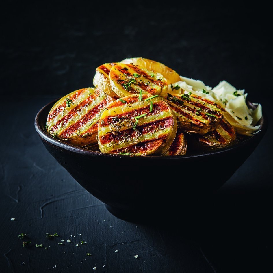 Parmezános grillezett burgonyaszeletek – Optigrill Elite XL recept