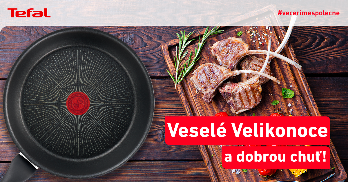 Jehněčí kotlety na pánvi Tefal Unlimited – Velikonoční recepty
