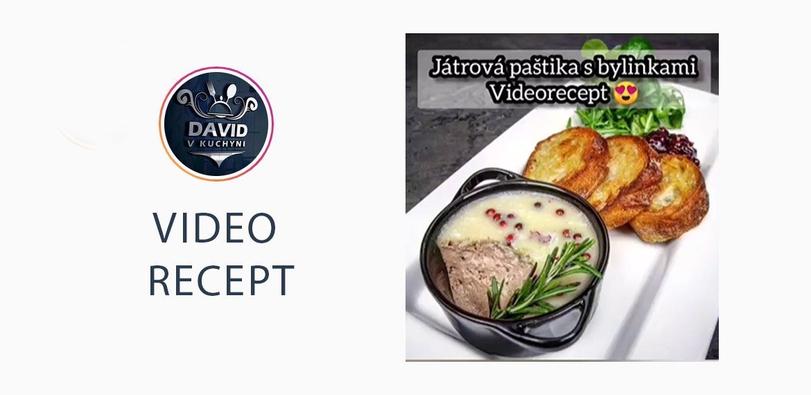 Játrová paštika s bylinkami – recept od @davidvkuchyni