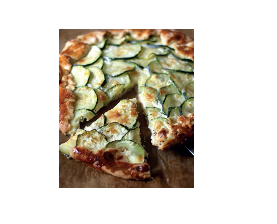 Selský cuketový koláč s kozím sýrem – recept pro Tefal Easy Fry Oven & Grill