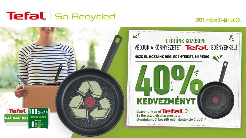 Tefal csereakció a környezetvédelem jegyében