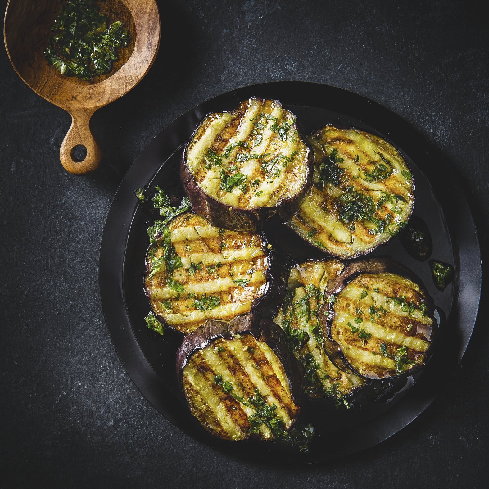 Pestóval grillezett padlizsán – Tefal Easy Fry Oven & Grill recept