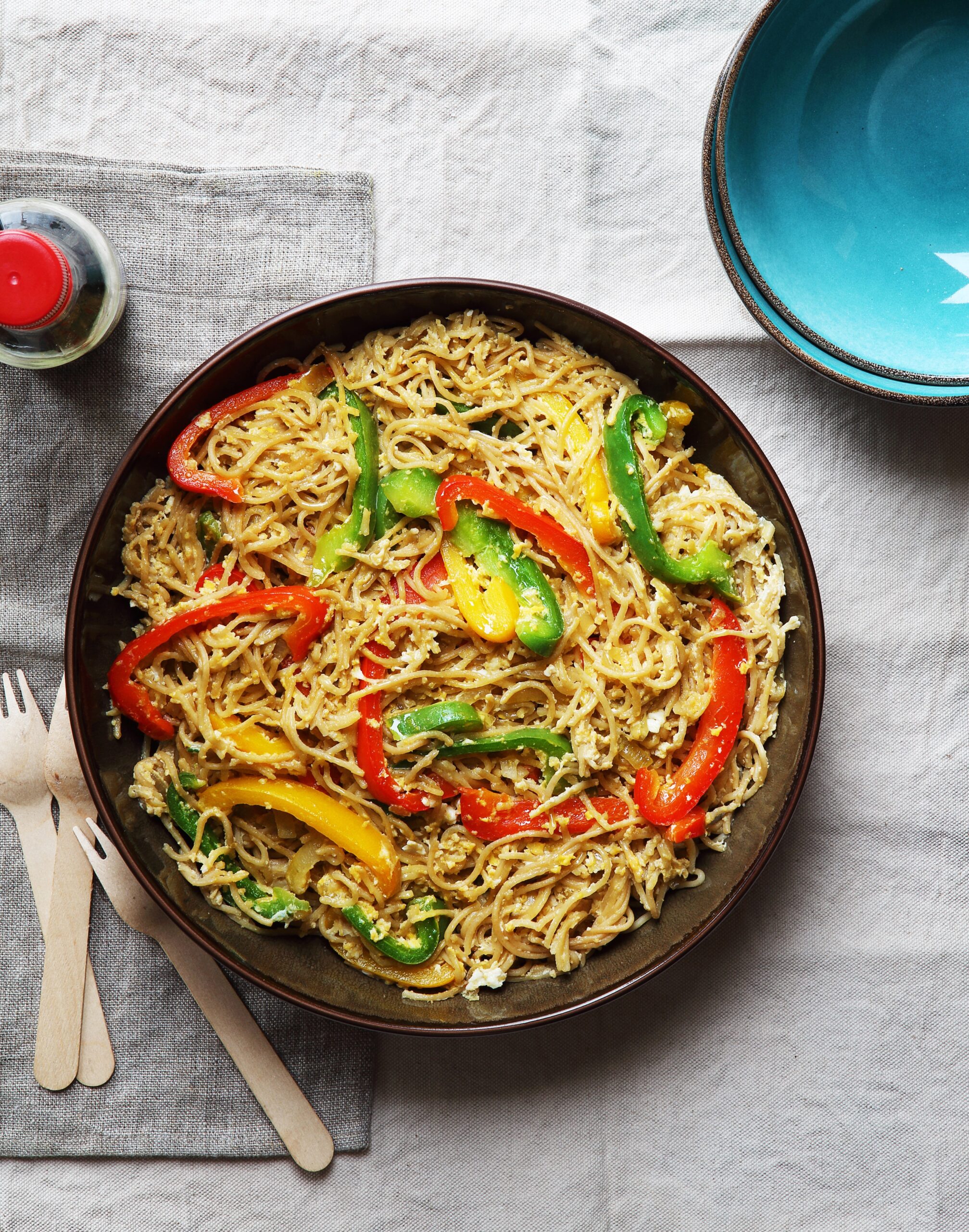 Vegetariánské nudle se zeleninou – recept pro chytrý multifunkční hrnec Tefal Cook4me+ CY8511