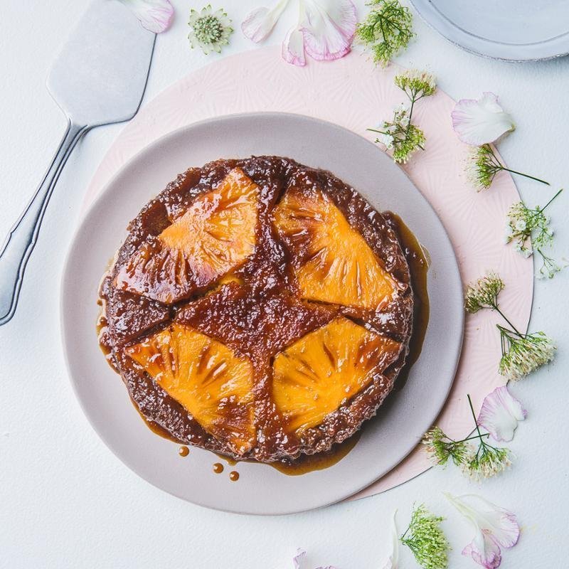 Obrácený ananasový koláč – recept pro chytrý multifunkční hrnec Tefal Cook4me+ CY8511