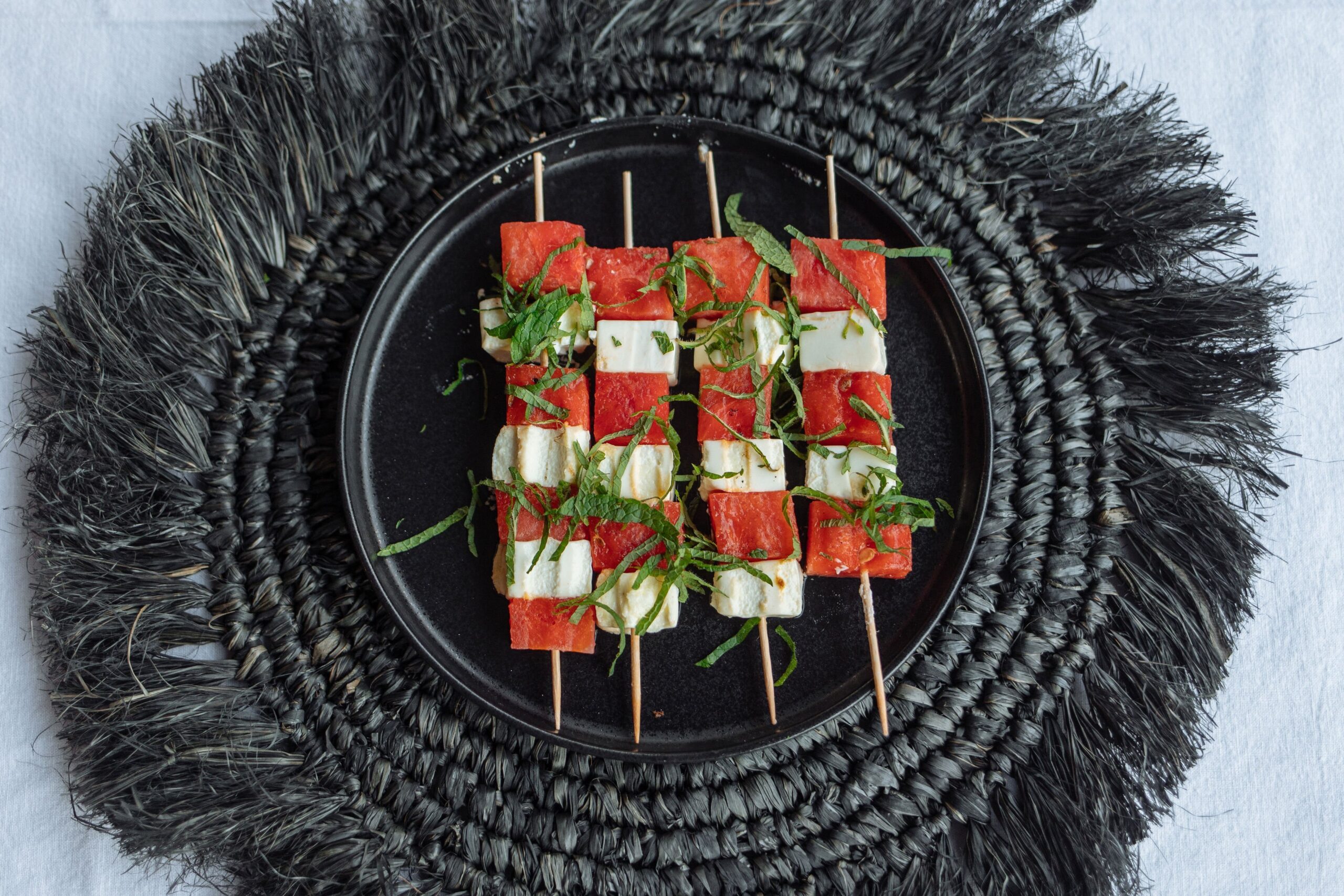 Grillezett feta és görögdinnye nyársak – Havas Dóra nyári menüje