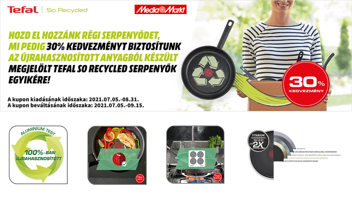 Tefal környezetvédelmi csereakció a Media Markt üzletkben!