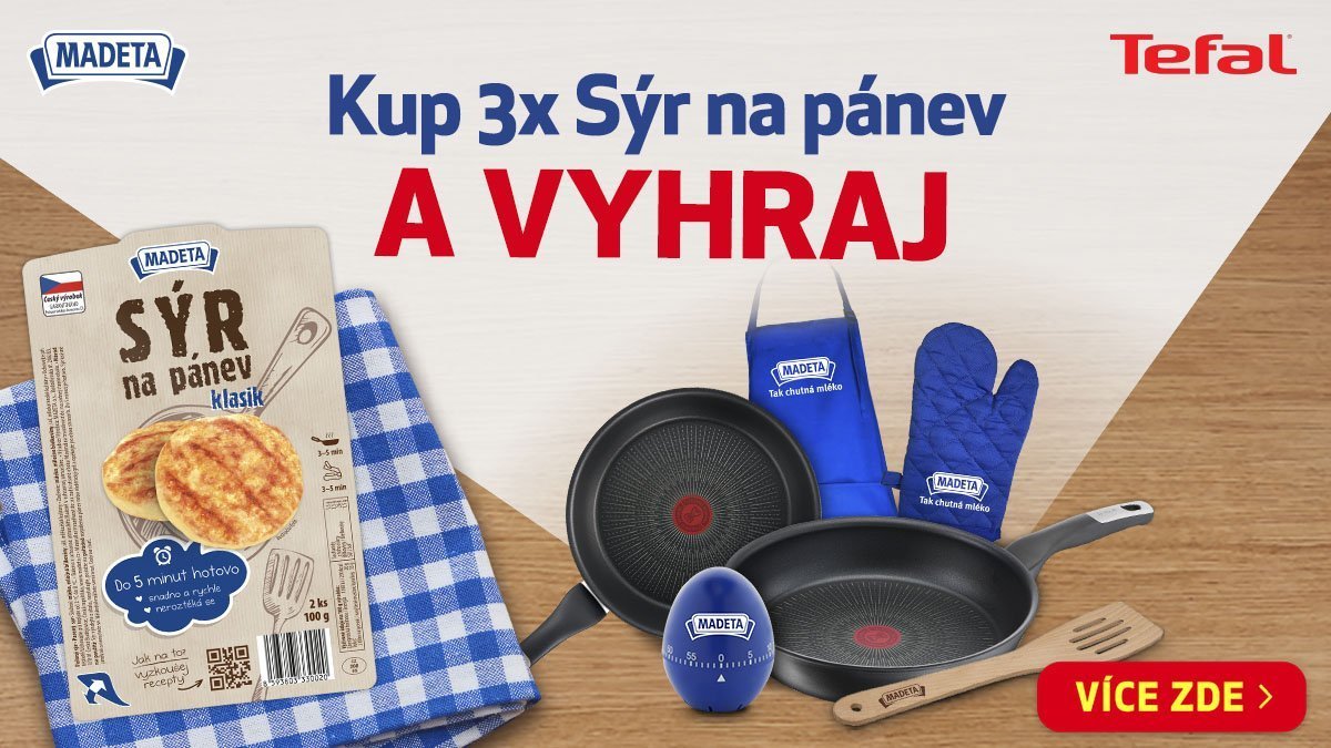 Letní recepty se Sýrem na pánev od Madety