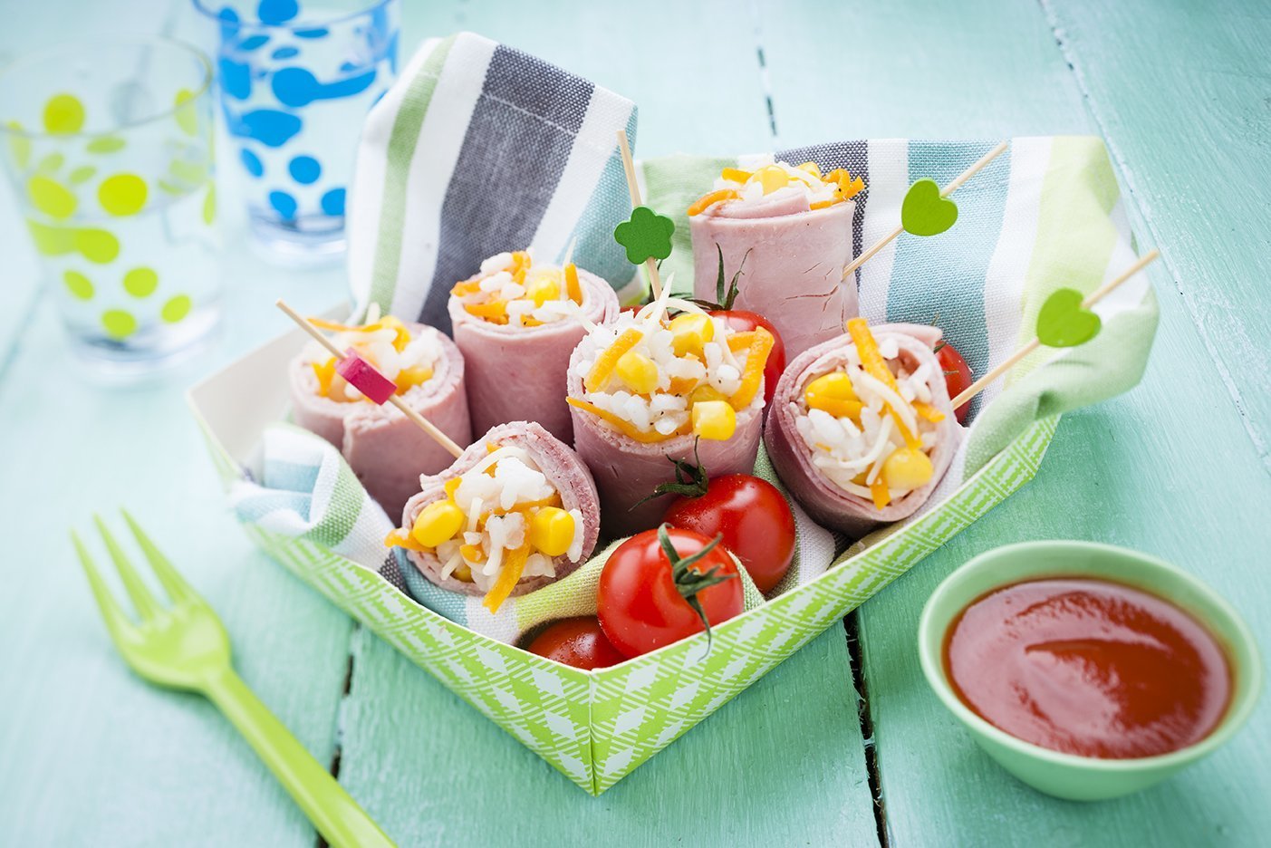 Šunkové rolády s rýží – recept v chytrém multifunkčním hrnci Tefal Cook4me+