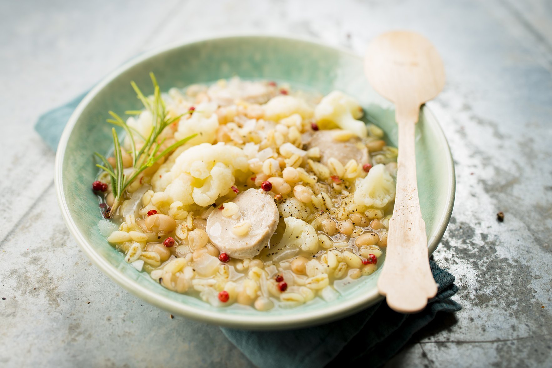 Bílá květáková polévka – recept v chytrém multifunkčním hrnci Tefal Cook4me+