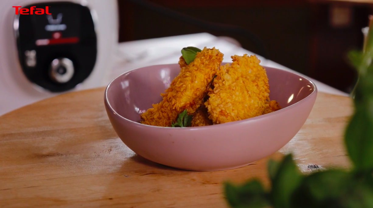 Kuřecí nugetky / stripsy pro děti – recept v Tefal Cook4me+ / Ondřej a Ondřej Slanina