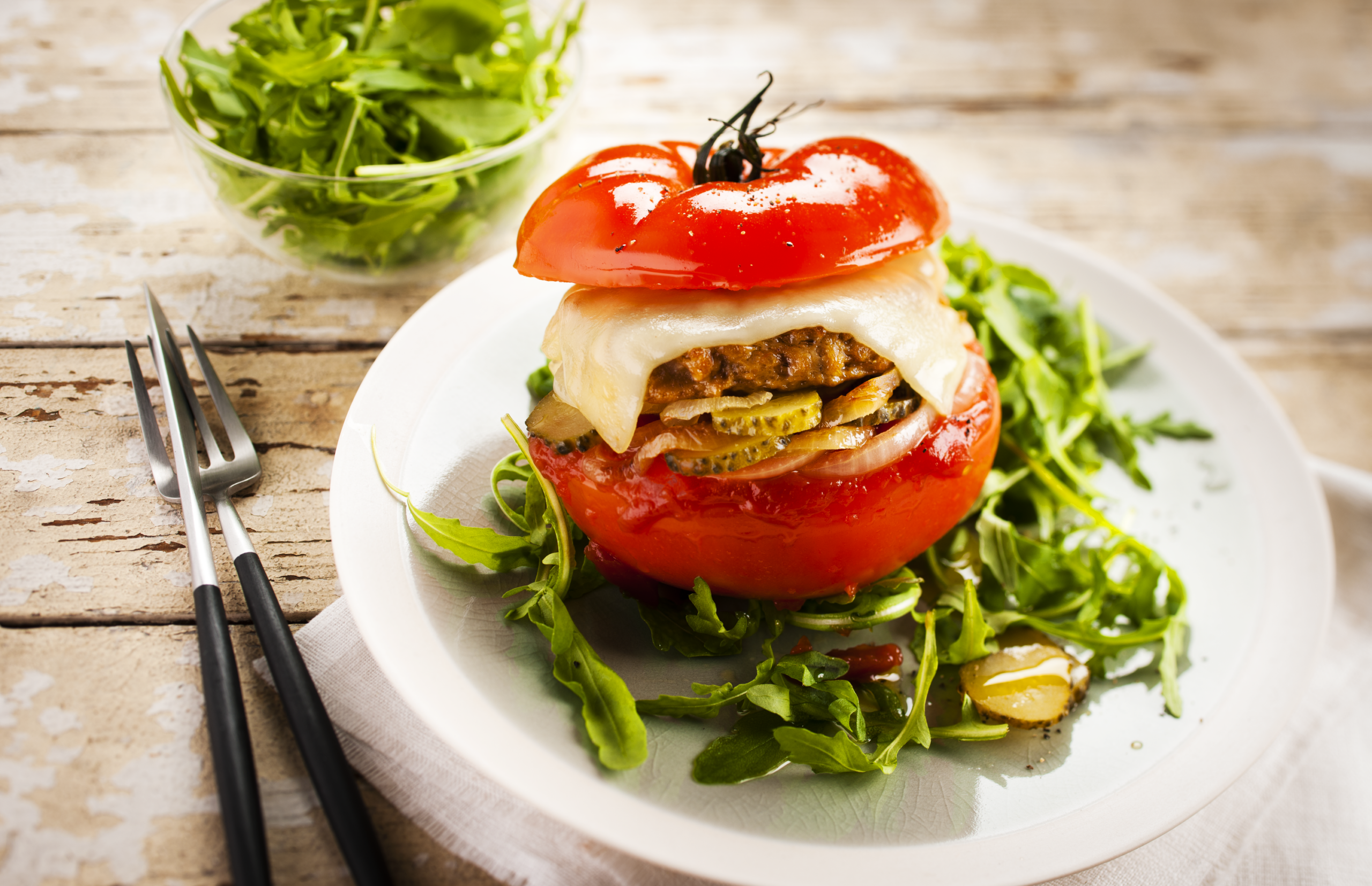 Vegetariánský burger – recept v chytrém multifunkčním hrnci Tefal Cook4me+ CY851