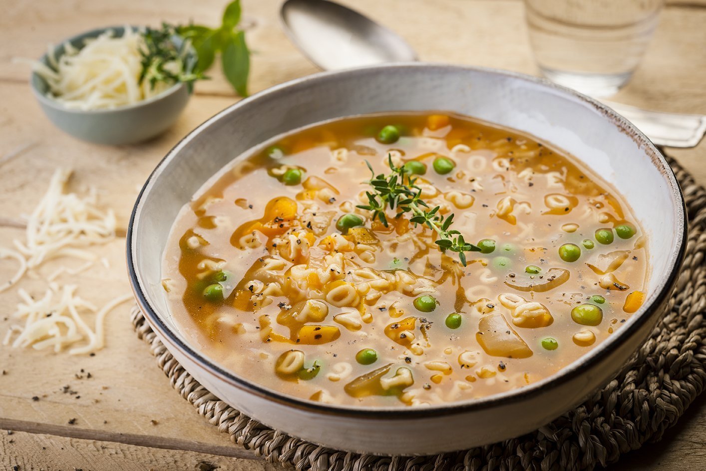 Písmenková polévka – recept v chytrém multifunkčním hrnci Tefal Cook4me+