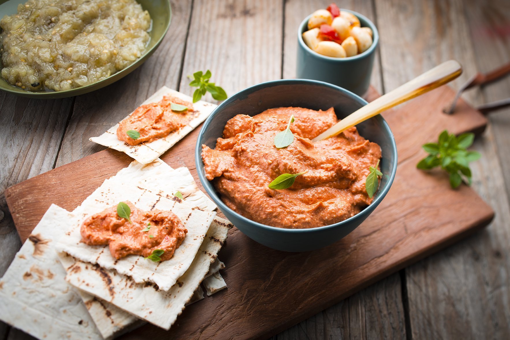 Dip z papriky a sýru feta – recept v chytrém multifunkčním hrnci Tefal Cook4me+