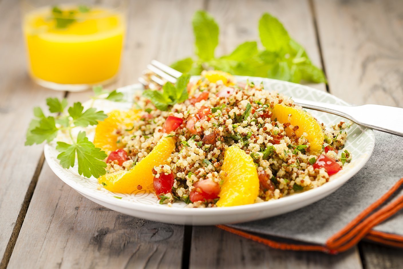 Quinoás-narancsos tabouleh – a Tefal Cook4me+ CY8511 intelligens multifunkciós készülék receptje