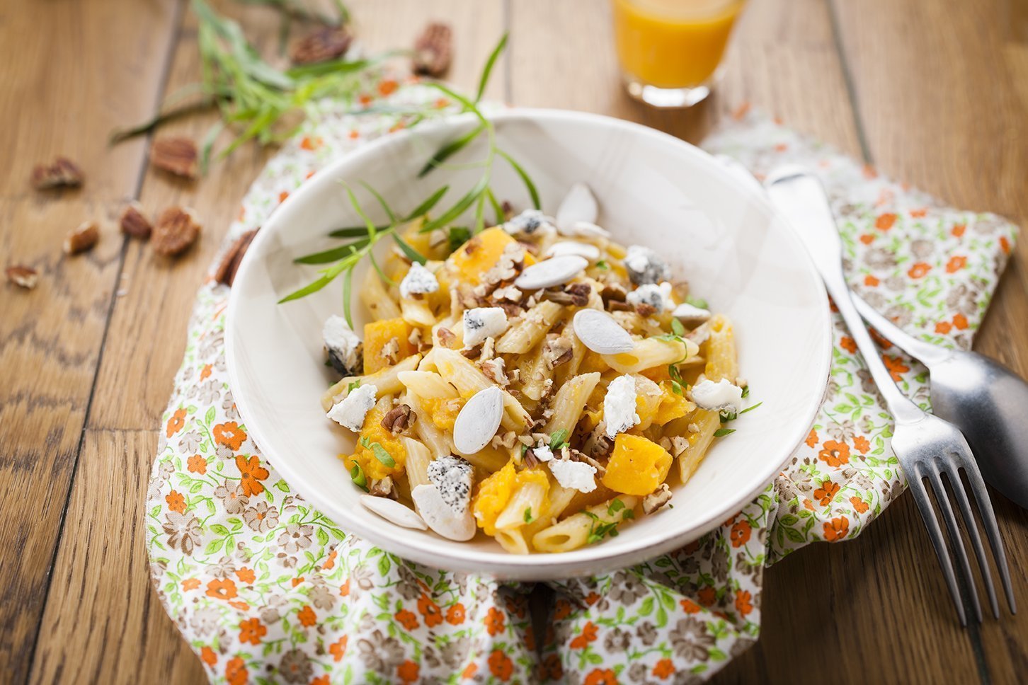 Tökös, kecskesajtos mini penne – a Tefal Cook4me+ CY8511 intelligens multifunkciós készülék receptje