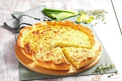 Pórkový koláč s tymiánem – recept pro varný kuchyňský robot Tefal Click and Cook