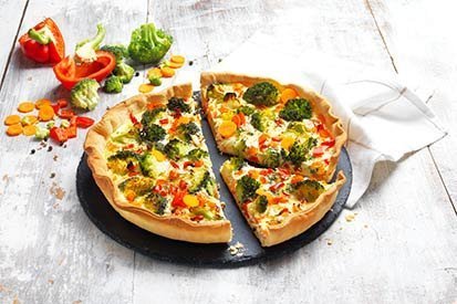 Zeleninový quiche – recept pro varný kuchyňský robot Tefal Click and Cook
