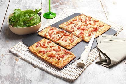 Alsaský cibulový koláč – recept pro varný kuchyňský robot Tefal Click and Cook