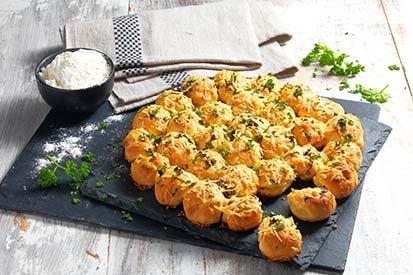 Slaný monkeybread – recept pro varný kuchyňský robot Tefal Click and Cook