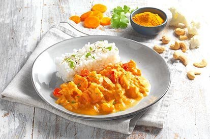 Zeleninová korma – recept pro varný kuchyňský robot Tefal Click and Cook