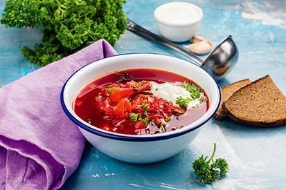 Boršč – recept pro varný kuchyňský robot Tefal Click and Cook