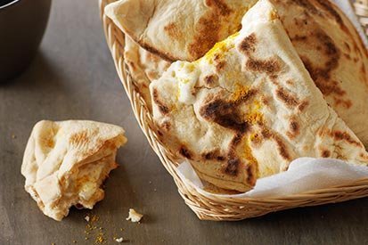 Naan se sýrem – recept pro varný kuchyňský robot Tefal Click and Cook