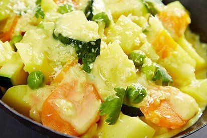 Indické zeleninové kari – recept pro varný kuchyňský robot Tefal Click and Cook