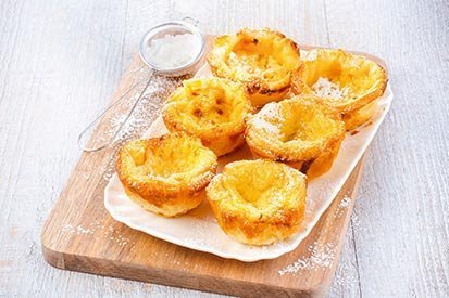 Portugalské košíčky – recept pro varný kuchyňský robot Tefal Click and Cook