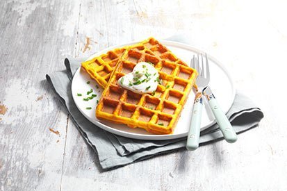 Batátové vafle bez lepku – recept pro varný kuchyňský robot Tefal Click and Cook