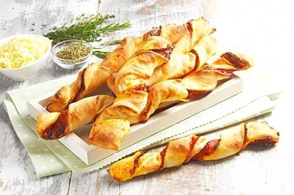 Pizza tyčinky – recept pro varný kuchyňský robot Tefal Click and Cook