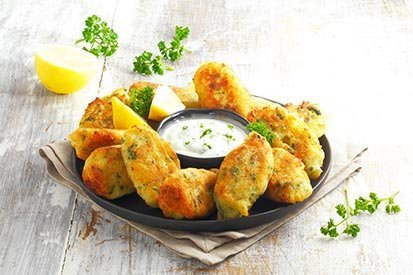 Smažené rybí nočky (akra) – recept pro varný kuchyňský robot Tefal Click and Cook