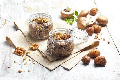 Terinka s kaštany a houbami – recept pro varný kuchyňský robot Tefal Click and Cook