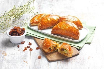 Zeleninové taštičky s rozinkami – recept pro varný kuchyňský robot Tefal Click and Cook