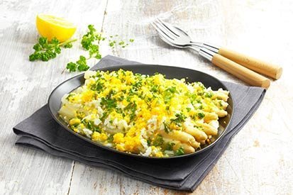 Chřest po vlámsku – recept pro varný kuchyňský robot Tefal Click and Cook