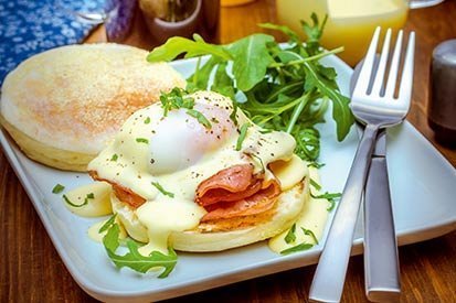 Vejce Benedikt – recept pro varný kuchyňský robot Tefal Click and Cook